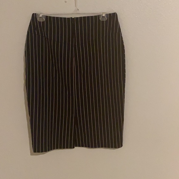 Pinstripe Pencil Skirt - Picture 3 of 3